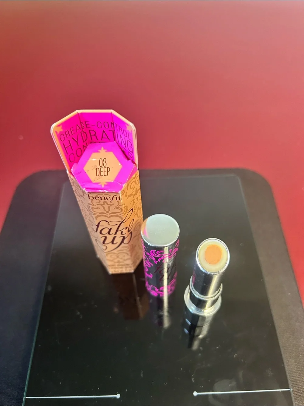 BENEFIT Fake Up Crease Control Hydrating Concealer 03 Deep NIB